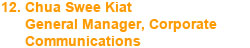 12. Chua Swee Kiat