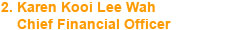 2. Karen Kooi Lee Wah 
