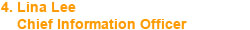4. Lina Lee 