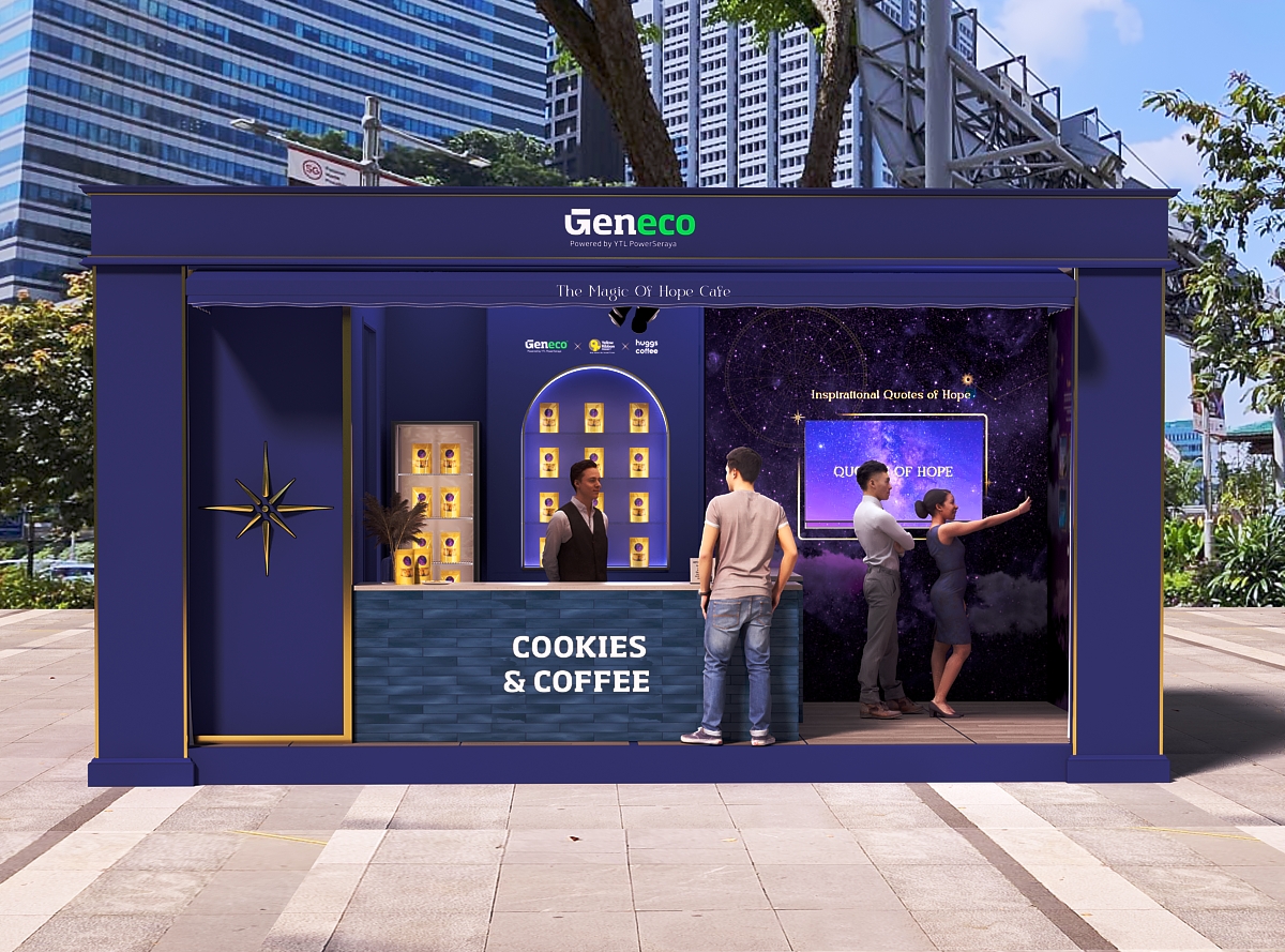 The Magic of Hope booth